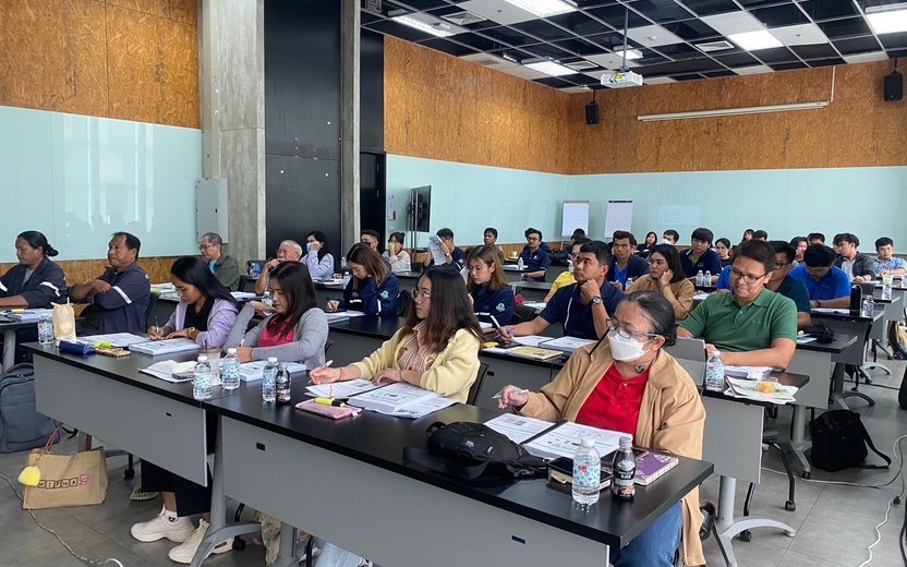 วันที่ 3 ของการฝึกอบรมถ่ายทอดองค์ความรู้ด้านวิศวกรรมและการพัฒนากระบวนการผลิตแป้ง ภายใต้โครงการ RU